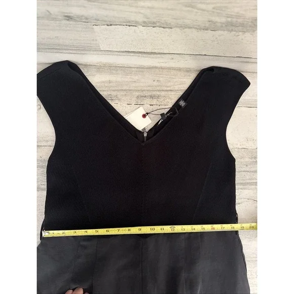 TED BAKER Tabbiaa Off The Shoulder Linen Blend Wide Leg Jumpsuit Size 6 XL/14 - Picture 12 of 16